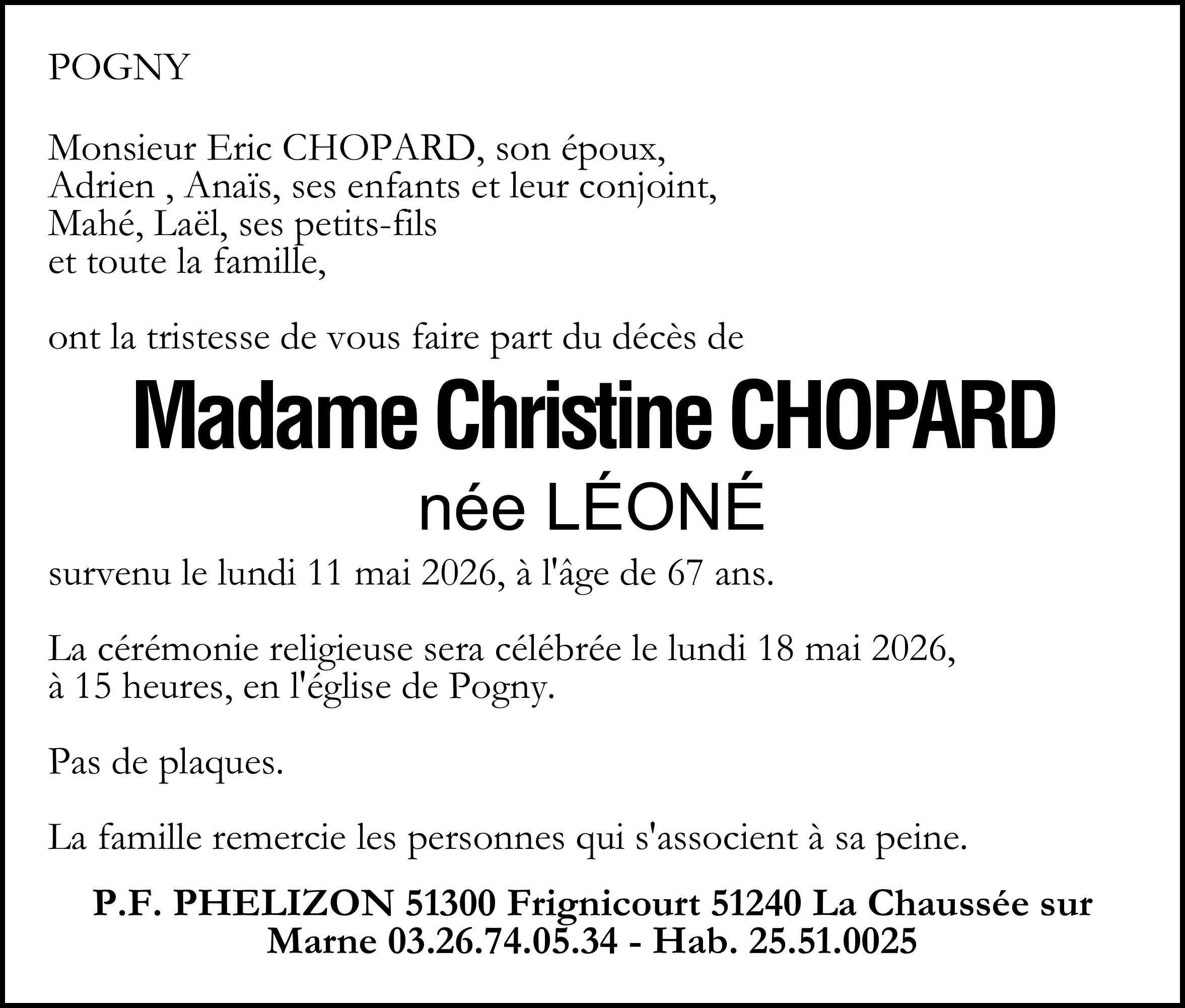 Avis de décès