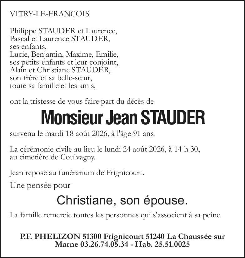 Avis de décès