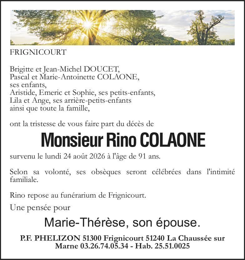 Avis de décès