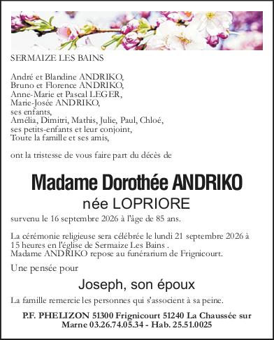 Avis de décès