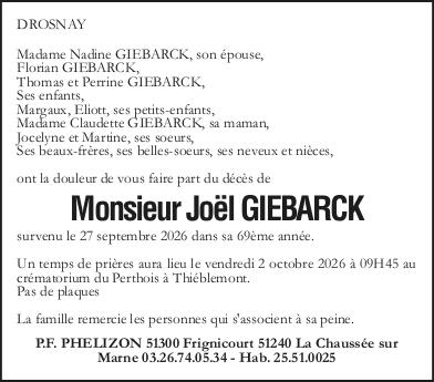 Avis de décès
